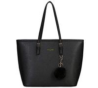 URAQT Cabas Femme, Grand Sac à Main Femme, Cabas Fourre-Tout Cuir PU Rigide, Sac à Main Shopping Femme Grand Format, Shopper Porté Epaule Bandoulière Grande Capacité A4