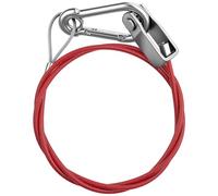 URAQT Câble de Frein et d'arrachement, 1 Mètre Diamètre du Fil 4 mm Câble Frein Sécurité avec Mousqueton, Durable Anti-Rayures pour Le Freinage des Remorques et Caravanes, Camping-Cars(Modèle B)