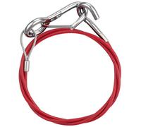 URAQT Câble de Frein et d'arrachement, 1 Mètre Diamètre du Fil 4 mm Câble Frein Sécurité avec Mousqueton, Durable Anti-Rayures pour Le Freinage des Remorques et Caravanes, Camping-Cars(Modèle D)