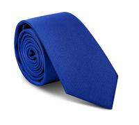 URAQT Cravate Homme, Cravate pour Hommes, 6CM Étroit Slim, several colors, Cravate Unie pour Mariage et Affaires, Bleu Royal