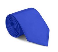 URAQT Cravate Homme, Cravate pour hommes faite à la main, 8CM Étroit Slim Plusieurs Couleurs Disponibles, Cravate Unie pour Mariage Cravate d'Affaires Formelle, cadeau de fête des pères,Bleu Royal
