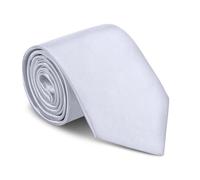 URAQT Cravate Homme, Cravate pour hommes faite à la main, 8CM Étroit Slim Plusieurs Couleurs Disponibles, Cravate Unie pour Mariage Cravate d'Affaires Formelle, cadeau de fête des pères,Gris Clair