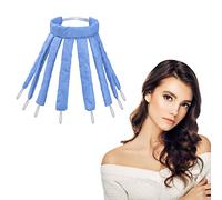 URAQT Heatless Hair Curlers, Octopus Boucle Sans Chaleur Curling Rod Headband, Ensemble de Bigoudis Paresseux, Bandeau Paresseux DIY Outils de Coiffure pour Femmes Filles pour Cheveux Naturels (Bleu)