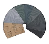 URAQT Papier de Verre 72 Pièces, Papier Abrasif 400/600/800/1000/1200/1500/2000/2500/3000 Grains, papier à poncer fin pour la finition des voitures métal bois peinture murs 9 X 3,6 Inch