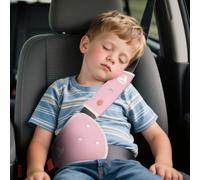 URAQT Protege Ceinture de Securite Enfant, 2 Pièces Adorables Lapin Protection Ceinture de Sécurité Enfant, Respirants et Doux pour la peau Protege Ceinture Voiture, Adapté À Toutes Les Saisons