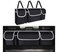 URAQT Rangement Coffre de Voiture, Organisateur Pliable Étanche avec 4 Poches, Multipurpose Organisateur Coffre, Accessoires Intérieur pour SUV, Camions
