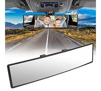URAQT Rétroviseur Intérieur Voiture, 310x85mm Rétroviseur de Voiture, Rétroviseurs Conduite Accompagnée, Auto Intérieur Anti-éblouissement Vue Arrière Miroir, Miroir intérieur de Voitures