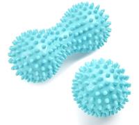 URAQT Set unique de 3 balles de massage différente,Massage de Trigger Point | Boule Myofasicale, Boule d'exercice,Balle de Massage Pour Masser les Pieds,dos,épaules,Bras