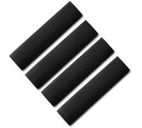URAQT Voiture Protège Ceinture de Sécurité Coussin, Coussin ceinture sécurité enfant Protège, Coussin Ceinture de Sécurité Amovible pour Adultes et Enfants Protéger Cou/Epaules (Noir 4pcs)