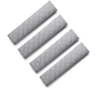 URAQT Voiture Protège Ceinture de Sécurité Coussin, Coussin ceinture sécurité enfant Protège, Coussin Ceinture de Sécurité Amovible pour Adultes et Enfants Protéger Cou/Epaules (Gris 4pcs)