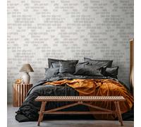 Livingwalls 398251 Papier peint photo non tissé Motif mur de pierre Gris/beige 3,71 x 2,80 m Fabriqué en Allemagne