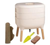 Urbalive 2 Plateaux Ivoire Kit Complet I Lombricomposteur Design