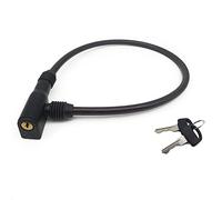 URBAN 435 Cadenas Cable Antivol pour Vélo, Acier Tressé ø8mm, 60cm, Serrure de Sécurité, Chaine Antivol pour Casque de Moto, Accessoires, Scooter, Vélo Électrique, Trottinette, Blocage de Roues