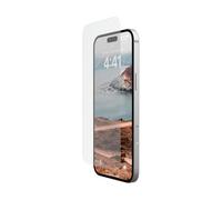 URBAN ARMOR GEAR UAG Film de protection d'écran pour iPhone 16 Plus en verre trempé double renforcé, anti-traces de doigts, ultra clair HD, résistant aux rayures