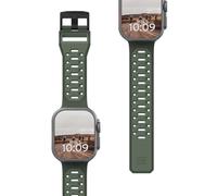 Urban Armor Gear Bracelet de montre de rechange réglable, compatible avec Apple Watch 49/46/45/44 mm pour iWatch Series Ultra 2/Ultra/4-10/SE 2/SE Civilian Olive Drab