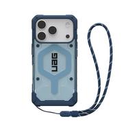 Urban Armor Gear Bundle Pathfinder MS Case/Lanyard Compatible Apple iPhone 17 Pro Coque (Chargement sans Fil/magnétique, Étui y Compris Bande) Blues/Noir/Graphite