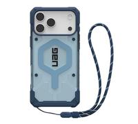 Urban Armor Gear Bundle Pathfinder MS Case/Lanyard Compatible Apple iPhone 17 Pro Max Coque (Chargement sans Fil/magnétique, Étui y Compris Bande) Blues/Noir/Graphite