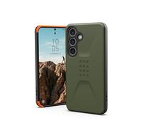 Urban Armor Gear Civilian Case Samsung Galaxy S24 Housse [Officiellement certifiée Designed for Samsung, Wireless Charging Compatible, Coque résistante aux Chutes] Olive Drab