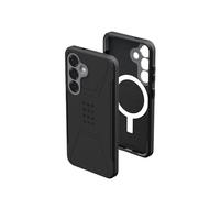 Urban Armor Gear Civilian Case Samsung Galaxy S25 Housse (Officiellement Designed for Samsung certifiée, Wireless Charging Compatible Cover, Résistante aux Chutes) Noir