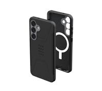 Urban Armor Gear Civilian Case Samsung Galaxy S25 Plus Housse (Officiellement Designed for Samsung certifiée, Wireless Charging Compatible Cover, Résistante aux Chutes) Noir