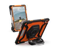 Urban Armor Gear Coque iPad 11 A16 | Ajustement parfait | Dragonne pivotante à 360° | Béquille | Film de protection d'écran inclus | Support pour stylet