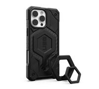 URBAN ARMOR GEAR Bundle Monarch Pro MS Case / Magneting compatible Apple iPhone 16 Pro Max (chargement sans fil / compatible avec la recharge magnétique, protection 5 couches) carbon fiber / black
