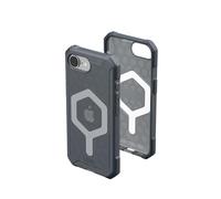 Urban Armor Gear Essential Armor MS Case Apple iPhone 16e Coque (Chargement sans Fil/magnétique optimisé, 4,6m Protection Contre Les Chutes) Ash (Gris Transparent)