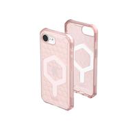 Urban Armor Gear Essential Armor MS Case Apple iPhone 16e Coque (Chargement sans Fil/magnétique optimisé, 4,6m Protection Contre Les Chutes) Rose (Transparent)