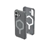 Urban Armor Gear Essential Armor MS Case Compatible Apple iPhone 17 Coque (Chargement sans Fil/magnétique optimisé, 4,6m de Protection Contre Les Chutes) Ash (Gris Transparent)