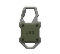 Urban Armor Gear - Coque pour AirTag - Monarch - Mousqueton solide - Vert olive