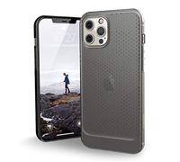Urban Armor Gear Lucent Coque Apple iPhone 12 Pro Max (6,7") Housse de protection (Étui semi-transparent, Compatible recharge sans fil, Résistant ultra fin) ash (gris transparent)