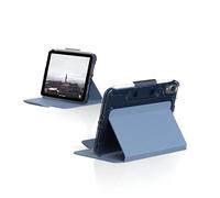 Urban Armor Gear Lucent Etui Apple iPad Mini 6 Coque (2021/6ème génération) [Fonction Stand, Wake/Sleep, Rabat Frontal magnétique, Apple Pencil Support] Cerulean (Transparent)