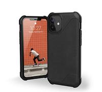 Urban Armor Gear Metropolis LT Coque Apple iPhone 12 Mini (5,4") [Compatible Le Chargement sans Fil (Qi), étui résistant aux Chocs, Housse de Protection Conforme Normes Militaires] Cuir ARMR Noir