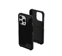 Urban Armor Gear Metropolis LT Housse Compatible avec Apple iPhone 14 Pro [Protection Contre Les Chutes Selon Normes Militaires/Magnétique Compatible] Kevlar Noir 114050113940