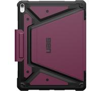 Urban Armor Gear Metropolis SE Case Apple iPad Air 13 (M2 / 2024) Coque (Fonction réveil/Sommeil, Support pour Stylo Apple Pencil/Logitech Crayon, Fonction Support) Bordeaux