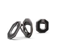 Urban Armor Gear – Support magnétique pour smartphone Monarch Mag2 – Double anneau pliable – Gris