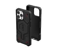 URBAN ARMOR GEAR Monarch Pro Case compatible Apple iPhone 16 Pro Max Housse (compatible avec le chargement sans fil / la recharge magnétique, protection 5 couches) kevlar noir