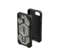 URBAN ARMOR GEAR Monarch Pro Case compatible avec Apple iPhone 16e Coque (Chargement sans fil / magnétique compatible, Protection 5 couches) titanium