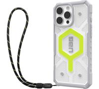 Urban Armor Gear Pathfinder MagSafe Case Bundle Coque arrière Apple iPhone 16 Pro Max neon, transparent, noir compatible avec MagSafe 1144651BV01