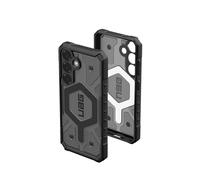 Urban Armor Gear Pathfinder MS Case Samsung Galaxy S25 Coque (Anneau magnétique, Designed for Samsung certifiée, Wireless Charging Compatible, 5,5m Protection) Ash (Gris Transparent)