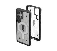 Urban Armor Gear Pathfinder MS Case Samsung Galaxy S25 Ultra Coque (Anneau magnétique, Designed for Samsung certifié, Compatible avec Le Chargement sans Fil, 5,5m Protection) Ice (Transparent)