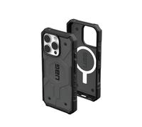 Urban Armor Gear Pathfinder MS Housse Compatible Apple iPhone 16 Pro Case (Chargement sans Fil/rechargement magnétique Compatible, Protection Contre Les Chutes) argenté