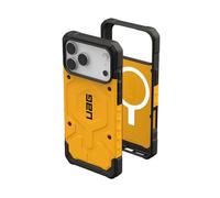 Urban Armor Gear Coque Pathfinder Series – Robuste, MagSafe, pare-chocs TPU – Jaune héritage