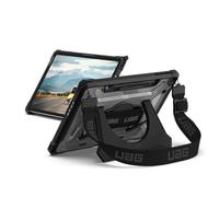 Coque Pour Microsoft Surface Pro 12 Plasma Avec Poignée Rotative Et Support Uag Noir Transparent