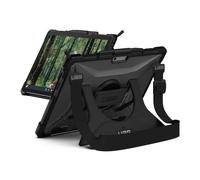 URBAN ARMOR GEAR Plasma Coque Surface Pro 9 | Ajustement parfait | Compatible avec Type Cover | Sangle de transport amovible | Dragonne pivotante à 360° | Fonction support