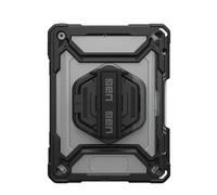 URBAN ARMOR GEAR Plasma HK Case Apple iPad 10.9 Coque (10e génération 2022) [Dragonne pivotante, Film de protection d'écran inclus, Apple Pencil / Logitech Crayon support] transparent / noir