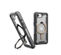 Urban Armor Gear Plasma XTE Case pour Apple iPhone 16e Kickstand Housse (Chargement sans Fil/magnétique Compatible, Relevable, 6 mètres de Protection Contre Les Chutes) Ash/Titan
