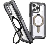 Urban Armor Gear Plasma XTE MagSafe Kickstand Case Coque arrière Apple iPhone 16 Pro Max gris, transparent, titane compatible avec MagSafe 114475113136