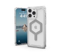 URBAN ARMOR GEAR Plyo Coque de Protection Compatible avec Apple iPhone 15 Pro Max, Chargement sans Fil/Charge magnétique, Coins Air-Soft résistants aux Chutes, Bord surélevé, Glace