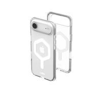 Urban Armor Gear Plyo MS Case Compatible Apple iPhone Air Coque (Chargement sans Fil/magnétique, Air-Soft Coins aux Chutes, Bord surélevé) Ice (Transparent) / Blanc